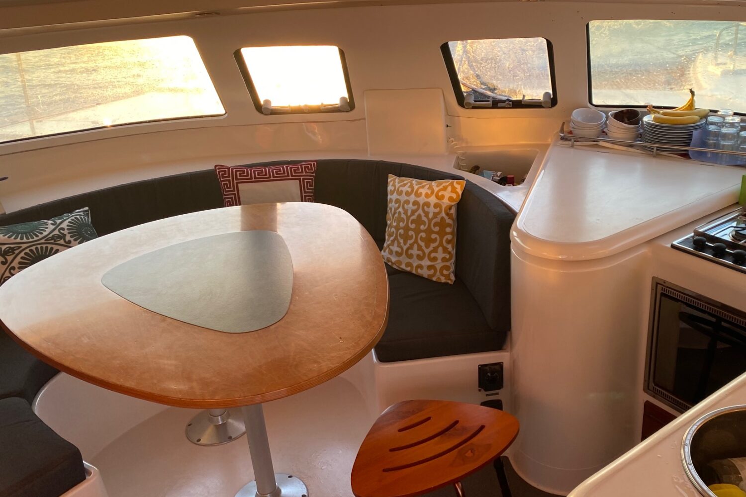 Island Breeze Lounge at sunset