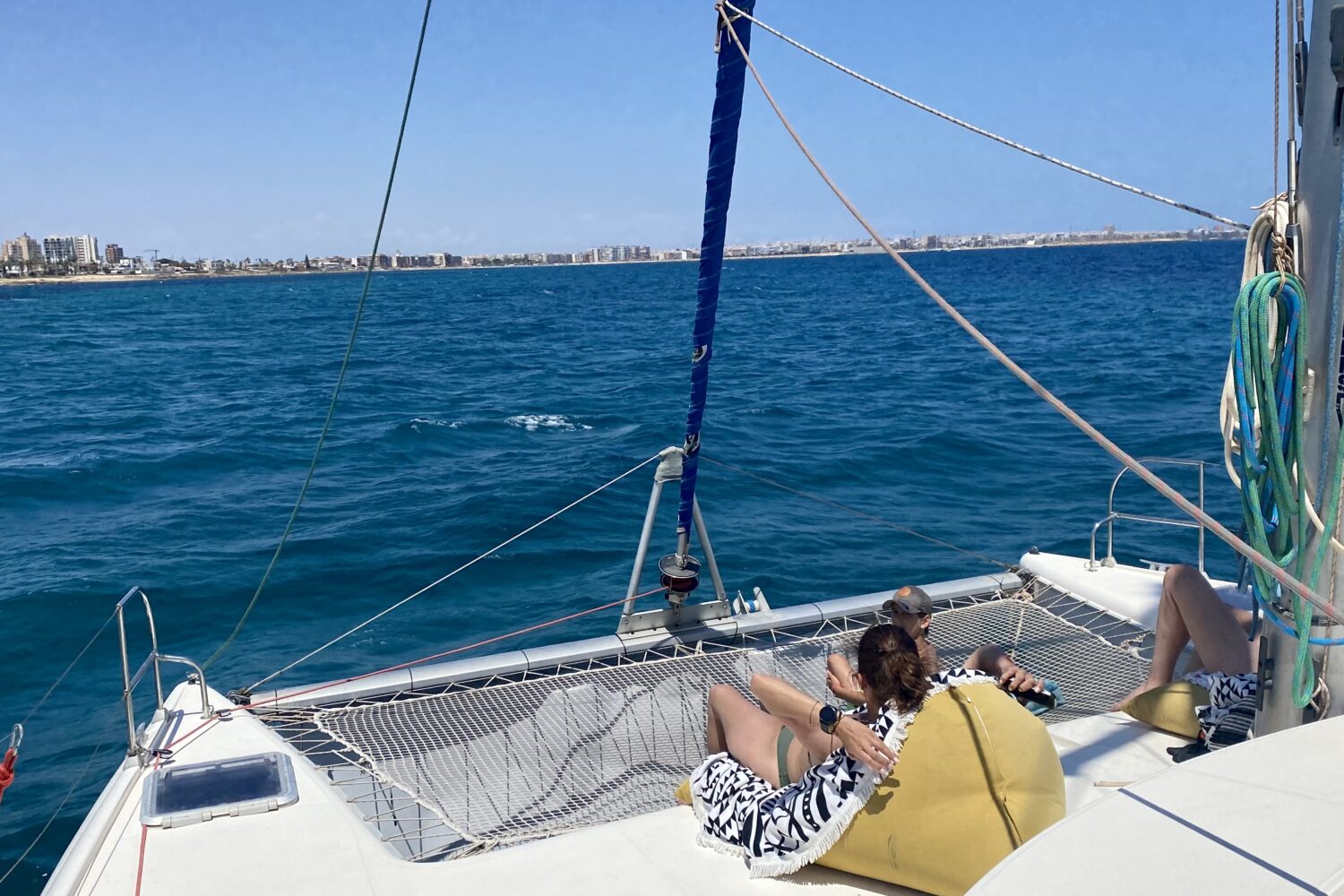 Relaxing onboard Torrevieja Boat Tours