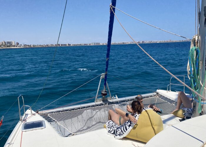 Relaxing onboard Torrevieja Boat Tours