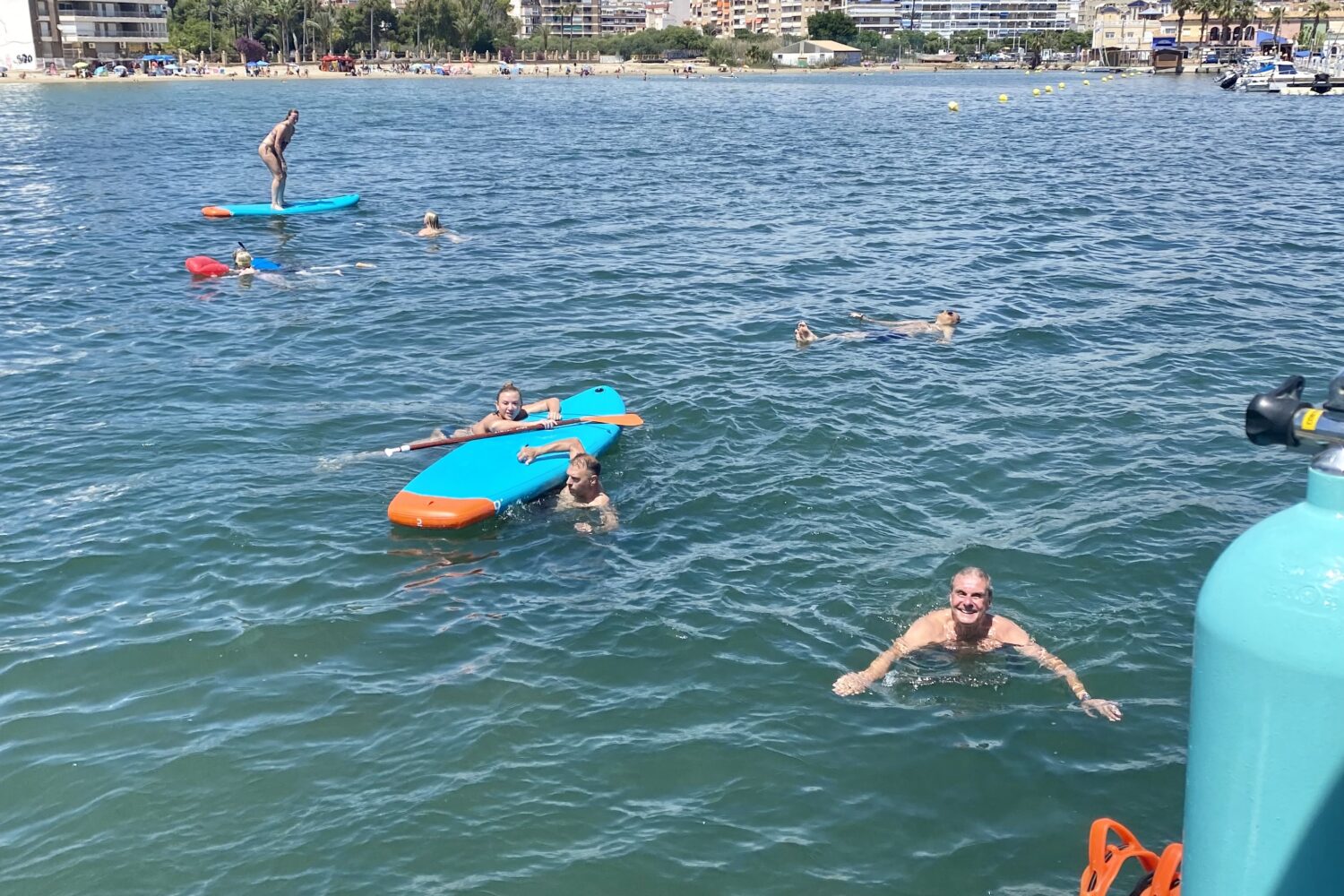 Relaxing onboard Torrevieja Boat Tours